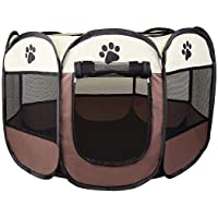 Cosy Life® Parque de juego para perros- cachorros- gatos- 81 x 81 x 56 cm (mediano)